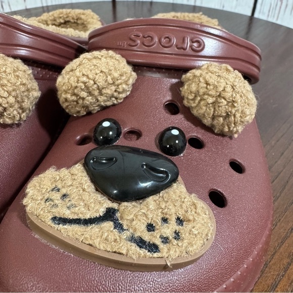 Crocs Classic Lined Bear Clog Kids Size J5 Women’s 6-6.5 Super Cute NWT - Picture 3 of 10
